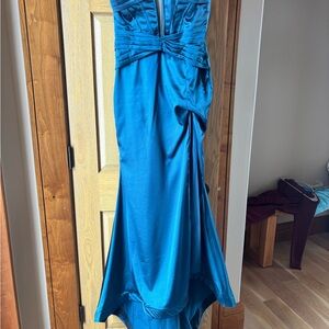 Amazon Essentials Teal Prom Dress